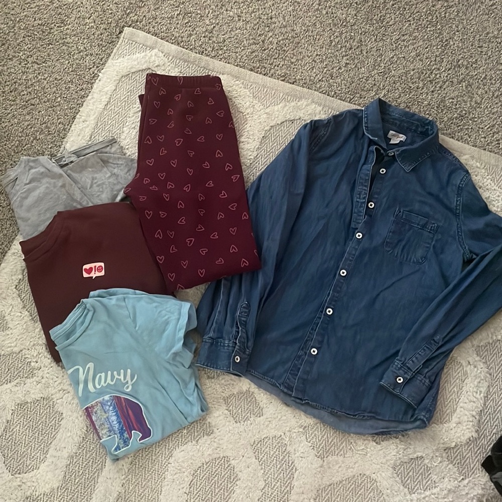 5 piece kids clothing size 14/16